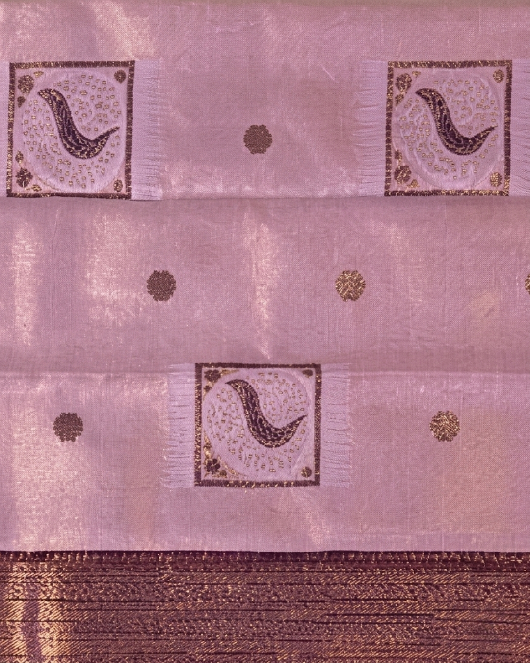 Soft Shimmer Fabric with all over Buti